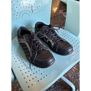 Brunswick Captain Bowling Shoes Men’s 11.5 Black Leather FlexSlide Tech